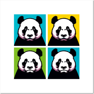 Pop Frown Panda - Funny Panda Art Posters and Art